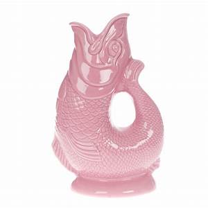 pink gluggle Jug