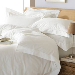 100% Cotton White Duvet Cover Set