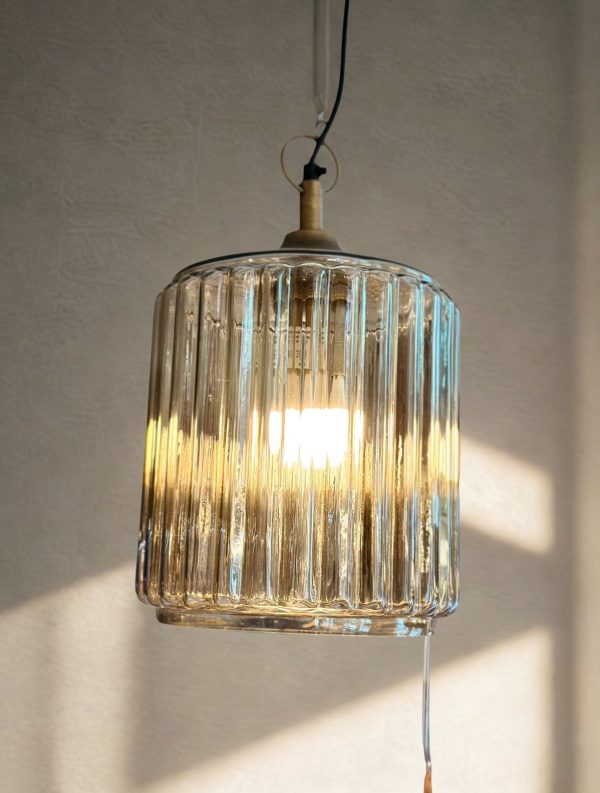 Urban Copper Lustre Glass Pendant - Image 2