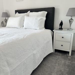 Grace Pure White Bedspread