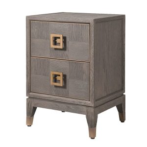 Ascot Squares 2 Drawer Bedside