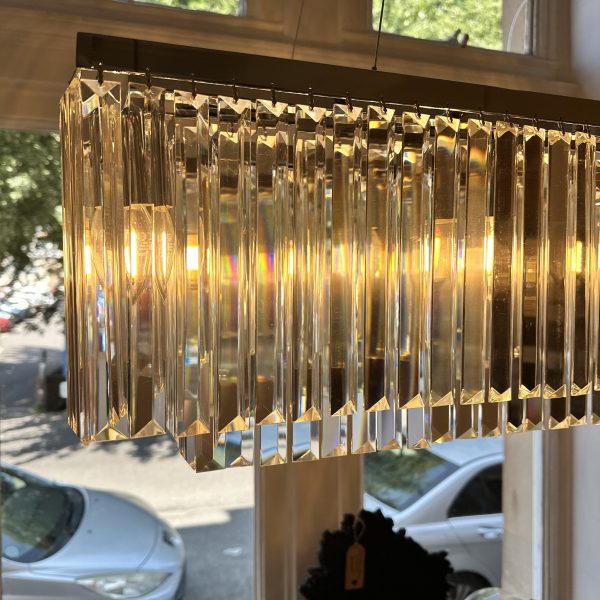 Killerton Clear Chrome Glass Pendant - Image 2