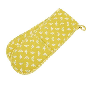 Bee Double Oven Glove Ochre