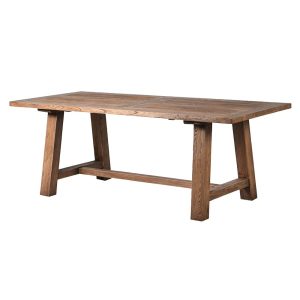 Princetown Reclaimed Elm Farmhouse Dining Table