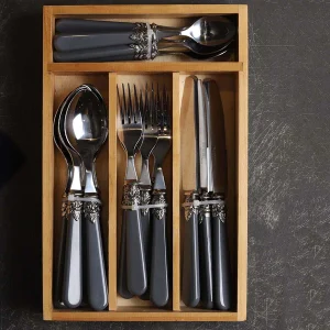 <p>Grey Handle Royal Clasp 24PC Cutlery Set</p>